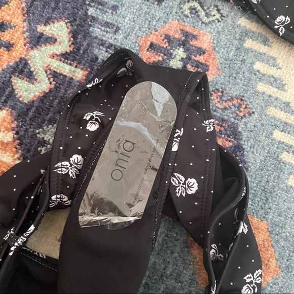 New Onia High Rise Floral Bikini Set in Black - Picture 8 of 11